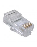 Букси No brand, RJ-45, 100 бр в пакет, High quality, Прозрачни - 17141