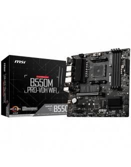 MSI B550M PRO-VDH WIFI,m-ATX,Socket AM4,AMD B550