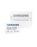 Samsung 64GB micro SD Card EVO Plus with Adapter, 