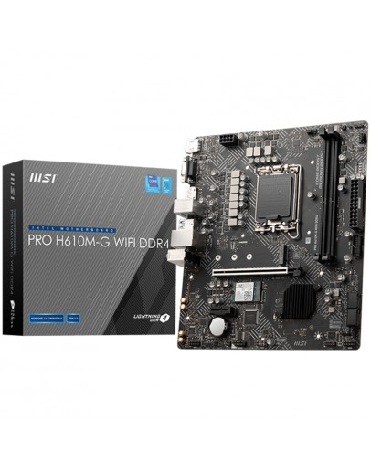 MSI PRO H610M-G WIFI DDR4, M-ATX, Socket 1700,