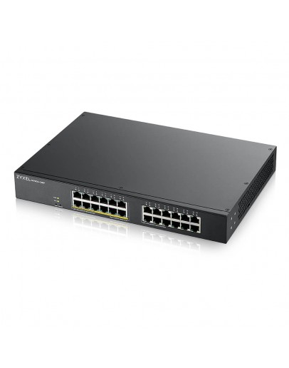 ZyXEL GS1900-24, 24-port GbE L2, 12 Port PoE Smart