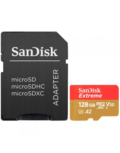 SanDisk Extreme microSDXC 128GB + SD Adapter + 1