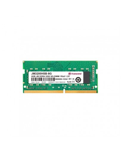 Transcend 8GB JM DDR4 3200Mhz SO-DIMM 1Rx8 1Gx8 CL