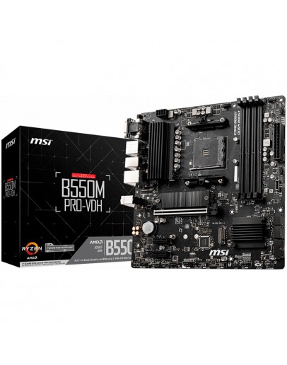 MSI B550M PRO-VDH,m-ATX,Socket AM4,AMD B550