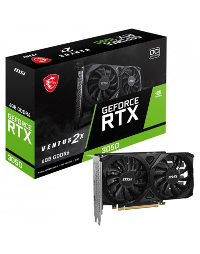 MSI Video Card Nvidia GeForce RTX 3050 VENTUS 2X