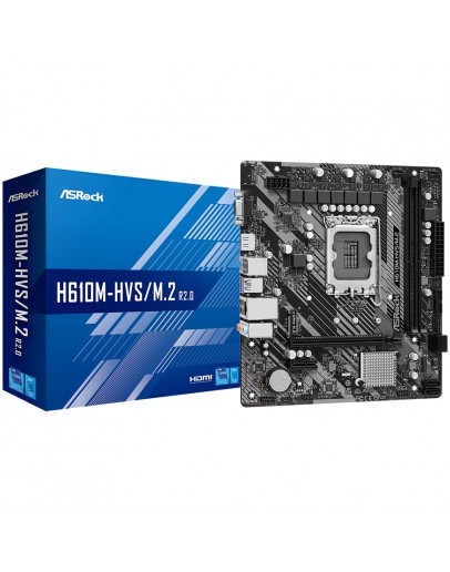 ASROCK MB Desktop H610M-HVS (S1700, 2x DDR4, 1x