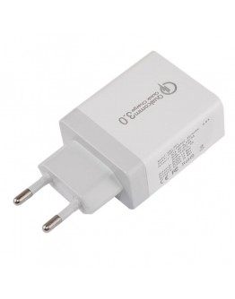 Makki бързо зарядно Fast Charger - QC3.0+3xUSB 30W White - MAKKI-QC48W4