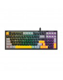 Marvo геймърска клавиатура Gaming Keyboard Soldat S50A - Rainbow, 98 keys - MARVO-K638A