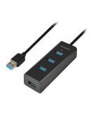 AXAGON HUE-S2BL 4x USB3.0 Charging Hub 1.2m