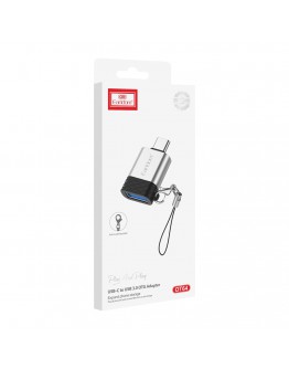 Преходник Earldom ET-OT64, USB F към Type-C, OTG, Сребрист - 40209