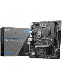 MSI PRO H610M-E DDR4, Micro-ATX, Socket 1700,