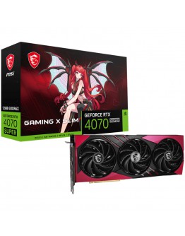 MSI Video Card Nvidia RTX 4070 SUPER 12G GAMING X