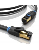 Vention Кабел LAN SFTP Cat.8 Patch Cable - 1.5M Black 40Gbps - IKABG