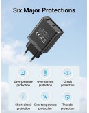 Vention бързо зарядно Fast Charger Wall - QC4.0, PD3.0 Type-C, 20W Black - FADB0