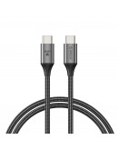 Orico кабел Cable USB C-to-C PD 100W Charging 1.0m Black - CDX-100CC-BK