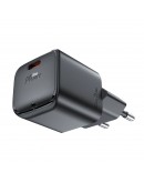 Acefast Универсално зарядно за стена Charger Wall GaN PD20W - A73 Mini - USB-C x 1, Black