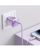 Acefast Универсално зарядно за стена Charger Wall GaN PD30W - A53 - USB-C x 1, Purple