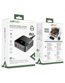 Acefast настолно зарядно за стена Desktop Wall Charger PD65W GaN Z6, USB-C x 2, USB-A x 2