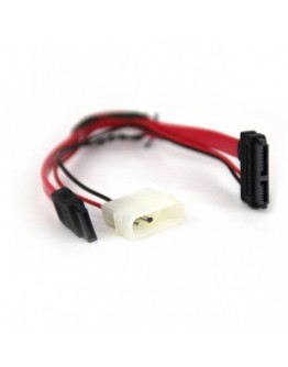 VCom Адаптер Adapter SATA + Molex to SATA Power/Data for Slim DVD - CE361-0.15m