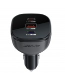 Acefast зарядно за кола Fast Charger Car PD3.1 165W - B14 - USB-C x 2, USB-A x 1, Black