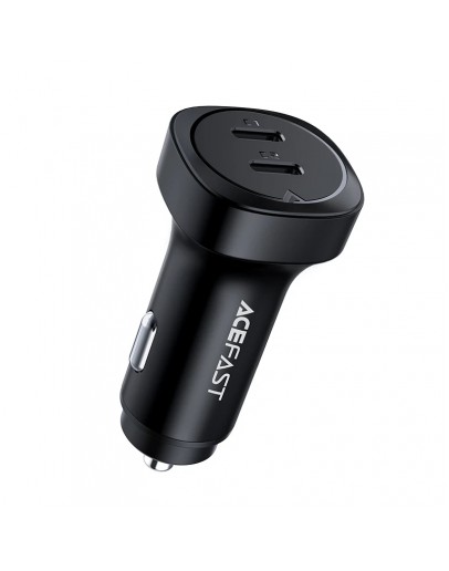 Acefast зарядно за кола Fast Charger Car PD3.0 72W - B2 - USB-C x 2, Black