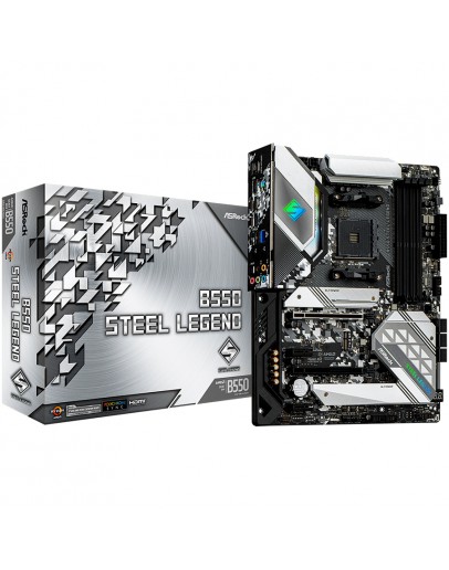 ASROCK Main Board Desktop B550 STEEL LEGEND (AM4,