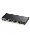 ZyXEL GS1900-10HP v2, 8-port GbE L2 PoE Smart Swit