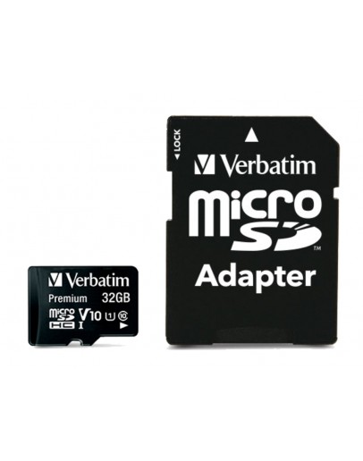 Verbatim Premium micro SDHC 32GB Class 10 (Incl. A