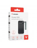 Verbatim Pocket SSD USB 3.2 Gen 2 1TB Black/Grey