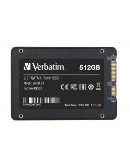 Verbatim Vi550 S3 2.5 SATA III 7mm SSD 512GB