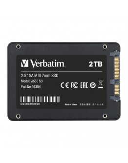 Verbatim Vi550 S3 2.5 SATA III 7mm SSD 2TB