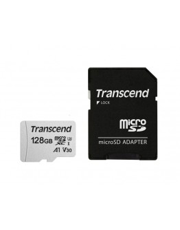 Transcend 128GB microSD w/ adapter UHS-I U3 A1