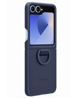 Samsung Galaxy Flip6 Silicone Case  Ring Navy