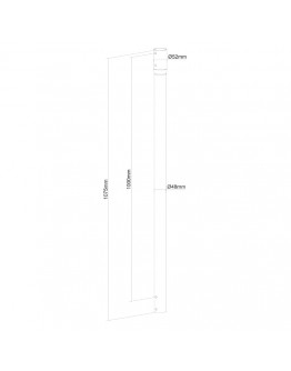 Neomounts 100 cm extension pole for FPMA-C340BLACK