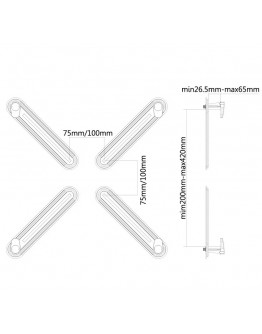 Neomounts VESA Conversion Plate - Apple MAC to VES