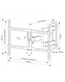 Neomounts Screen Wall Mount (full motion, 3 pivots