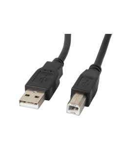 Lanberg USB-A (M) -> USB-B (M) 2.0 ferrite cable 1