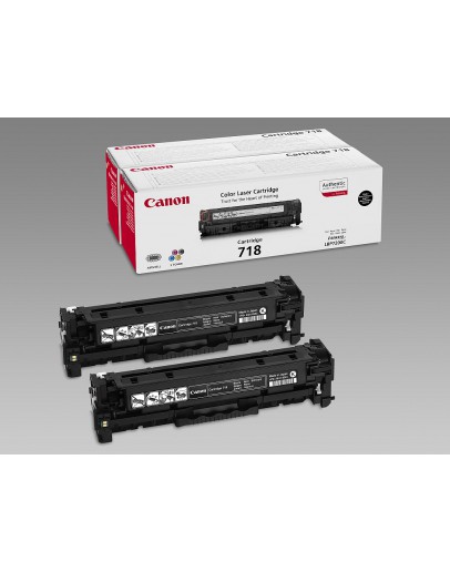 Canon CRG-718BK, 2Pk