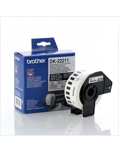 Brother DK-22211 White Continuous Film Tape 29mm x