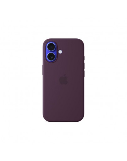 Apple iPhone 16 Silicone Case with MagSafe - Plum