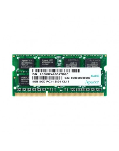 Apacer 8GB Notebook Memory - DDR3 SODIMM PC12800 5