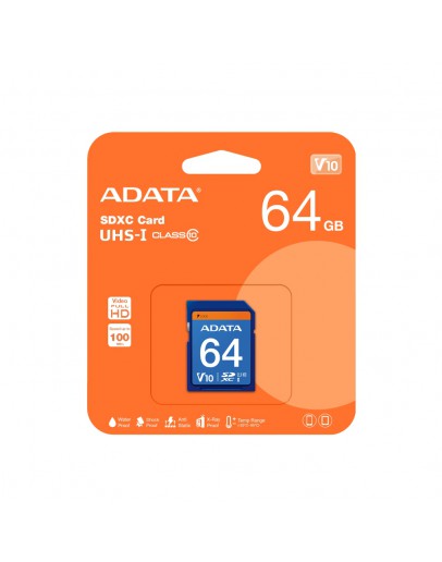 ADATA 64GB SDXC UHS-I CLASS 10