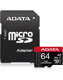 ADATA 64GB MicroSDXC UHS-I U3 V30S High (with adap