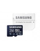 Samsung 256GB micro SD Card PRO Ultimate with Adap