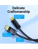 Vention кабел Cable DisplayPort to HDMI 3.0m - 4K, Gold Plated - HAGBI