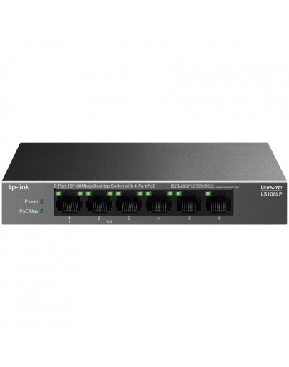 TP-Link LS106LP 6-Port 10/100 Mbps Desktop Switch