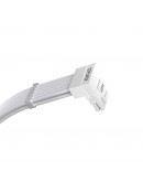 1stPlayer модулен кабел Custom Sleeved Modding Cable White - PCIe 5.0 12VHPWR M/M - FM2-B-WH