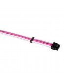 1stPlayer комплект удължителни кабели Custom Modding Cable Kit Pink/White - ATX24P, EPS, PCI-e - PKW-001