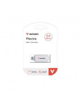 Verbatim Plectra USB-C Flash Drive White 64GB