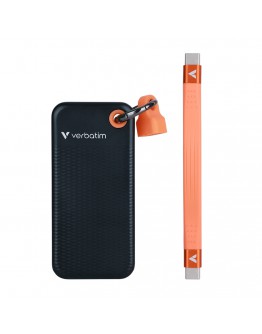 Verbatim Pocket SSD USB 3.2 Gen 2 2TB Black/Orange